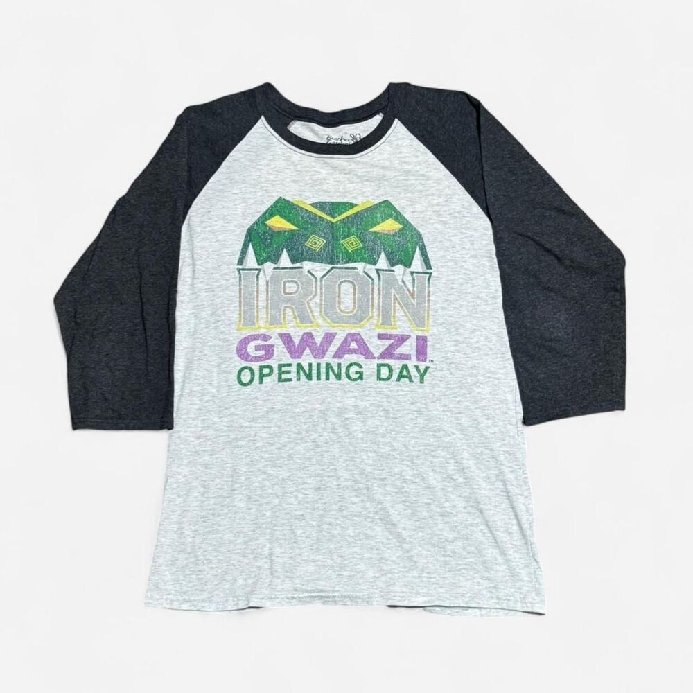 Busch gardens grey and black iron gwazi Medium size (width 17in, lenght 24/2in)